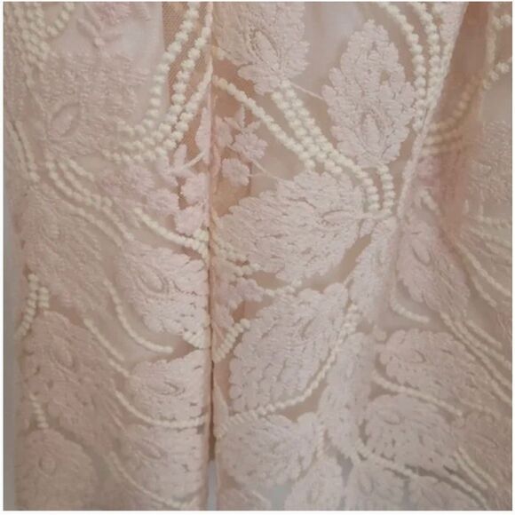 Nanette Lepore Bella Donna embroidery illusion neckline Balletcore minidress - Picture 13 of 16